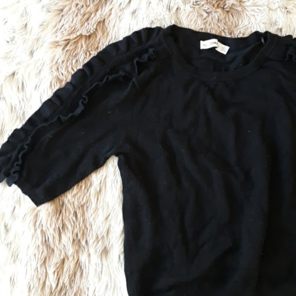Zara Ruffle Sweater
